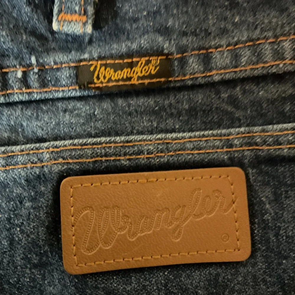 Wrangler Men's Original Fit Rigid Frontier‎ Relaxed Straight Denim Jeans Size 34